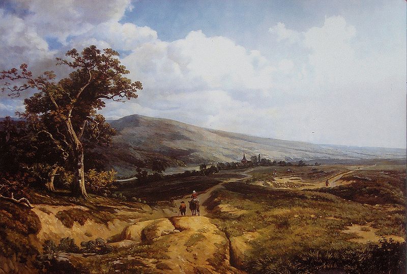 Landscape in the Ardennes